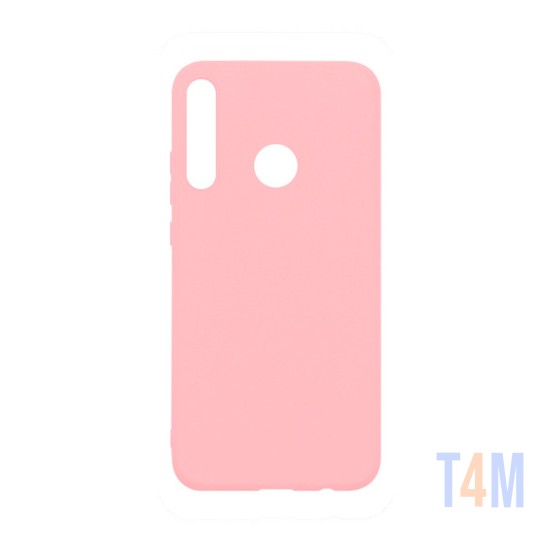 Capa de Silicone para Huawei P40 Lite E/Honor 9c Rosa